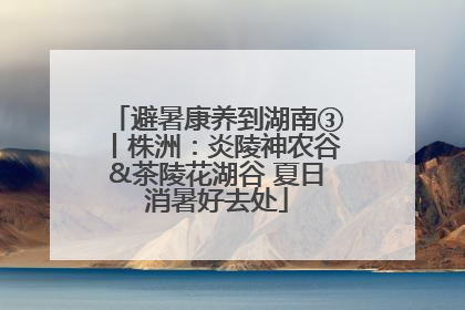 避暑康养到湖南③丨株洲：炎陵神农谷&茶陵花湖谷 夏日消暑好去处